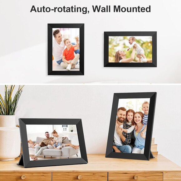 New in Box - Digital Picture Frame LOPEVI - Frameo 10.1 inch Smart WiFi Digital - Picture 3 of 6